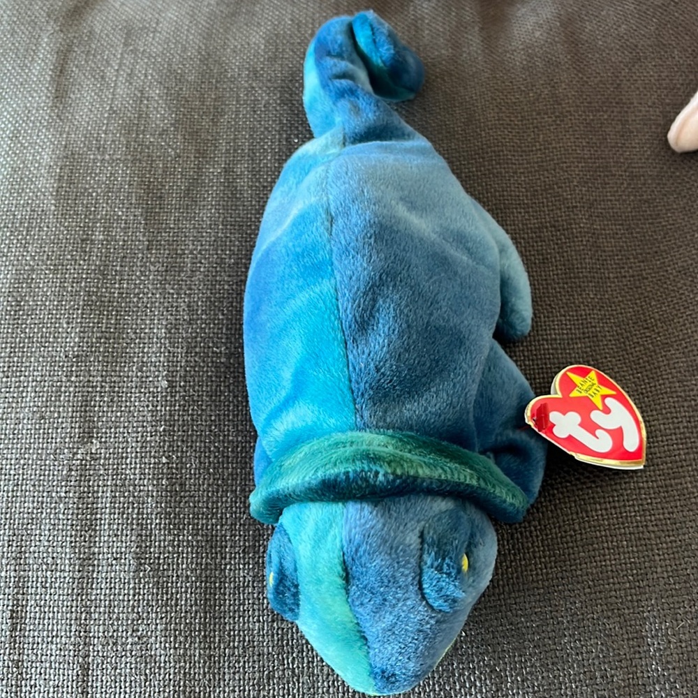 Rainbow Chameleon Beanie Baby 1997